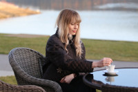 Vyšívaná prechodná bunda Snehová vločka