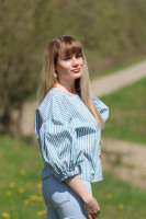 Vyšívaná bavlnená blúzka Medzi riadkami