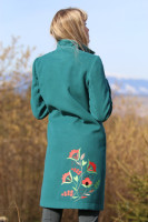 Prechodný vyšívaný kabát Zobúdzanie