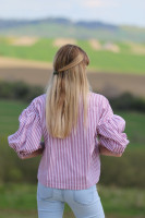 Trendy pásik bavlnená blúzka Eva