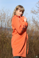 Prechodný vyšívaný kabát Pieseň vtákov