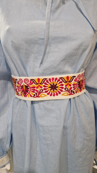 Vyšívaný ľudový opasok Čataj