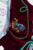 Folklórny vyšívaný zamatový lajblík Anča - Krojove.sk