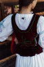 Folklórny vyšívaný zamatový lajblík Anča - Krojove.sk