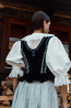 Folklórny zamatový lajblík Johana - Krojove.sk