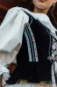Folklórny zamatový lajblík Johana - Krojove.sk