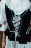 Folklórny zamatový lajblík Johana - Krojove.sk