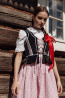 Folklórny zamatový lajblík Jola - Krojove.sk