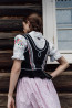 Folklórny zamatový lajblík Jola - Krojove.sk