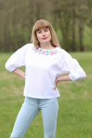 Vyšívaná madeira blúzka Páperie