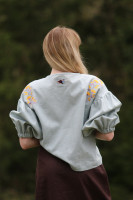 Vyšívaná ľanová blúzka Krehkosť