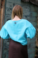 Vyšívaná ľanová blúzka Studený jarčok