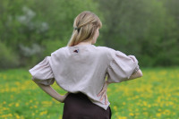 Vyšívaná ľanová blúzka Na konci sveta