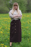Ľanová blúzka Riečny kamienok