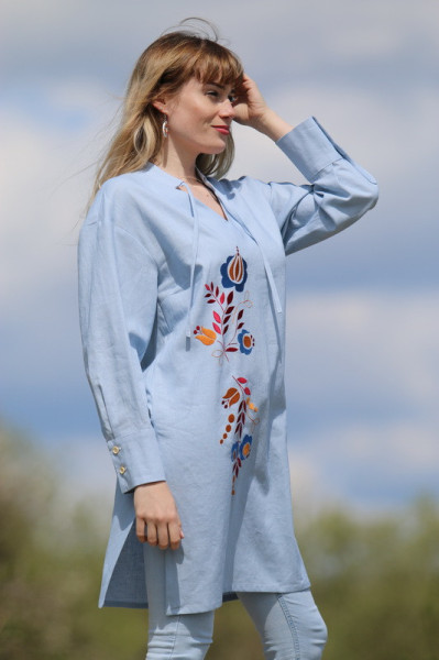 Vyšívaná ľanová...