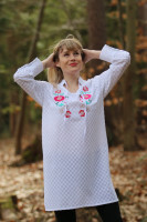 Vyšívaná madeirová tunika/šatotunika Čistá duša