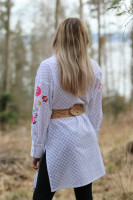 Vyšívaná madeirová tunika/šatotunika Čistá duša