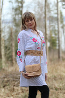 Vyšívaná madeirová tunika/šatotunika Čistá duša