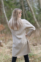 Vyšívaná ľanová tunika/šatotunika Dar zeme