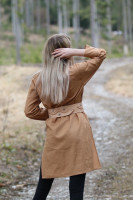 Vyšívaná ľanová tunika/šatotunika Lesná cestička