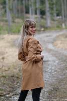 Vyšívaná ľanová tunika/šatotunika Lesná cestička