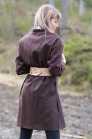 Vyšívaná ľanová tunika/šatotunika Ranná káva