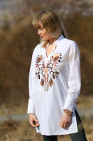 Vyšívaná bavlnená tunika Zara