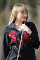 Vyšívaná bavlnená tunika Akord lásky