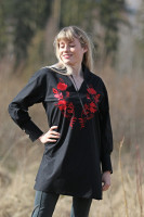 Vyšívaná bavlnená tunika Akord lásky