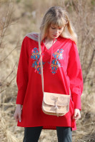 Vyšívaná bavlnená tunika Tvorivosť