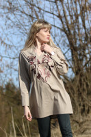 Vyšívaná bavlnená tunika Glafira