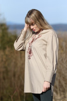 Vyšívaná bavlnená tunika Empatia