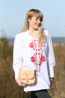 Vyšívaná bavlnená tunika Vďačnosť