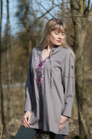 Vyšívaná bavlnená tunika Dobrota