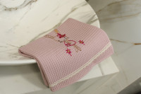 Vyšívaný WAFLE bavlnený detský uterák ZAJKO