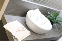 Vyšívaný WAFLE bavlnený  uterák ROSE