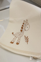 Vyšívaný WAFLE bavlnený detský uterák ZEBRA