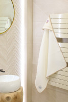 Vyšívaná WAFLE bavlnená detská osuška KVIETOK