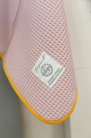 Vyšívaná WAFLE bavlnená detská osuška SOVIČKA