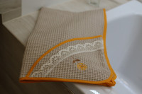 Vyšívaná WAFLE bavlnená detská osuška