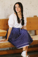 Ľudová sukňa Čierne oči choďte spať