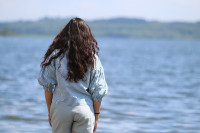 Pásikavá bavlnená blúzka Teresa