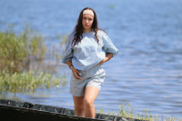 Pásikavá bavlnená blúzka Teresa