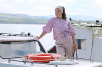 Vyšívaná bavlnená blúzka Isolda