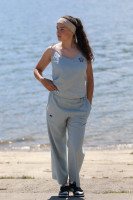 Ľanové 3/4 nohavice Alica