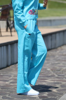 Ľanové nohavice Oceán