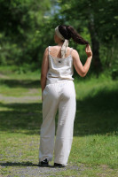 Ľanové nohavice Jasmína