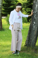 Ľanové sako Šepot vody