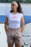 Vyšívané biele tričko MILOVANÁ