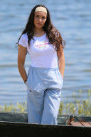 Vyšívané tričko JEDINEČNÁ white